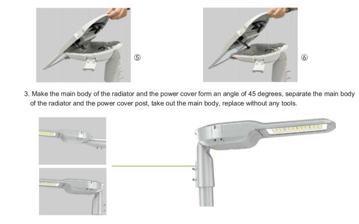 2022 Uhlobo olusha lwe-LED STREET LIGHT eno-5 dimension1 10